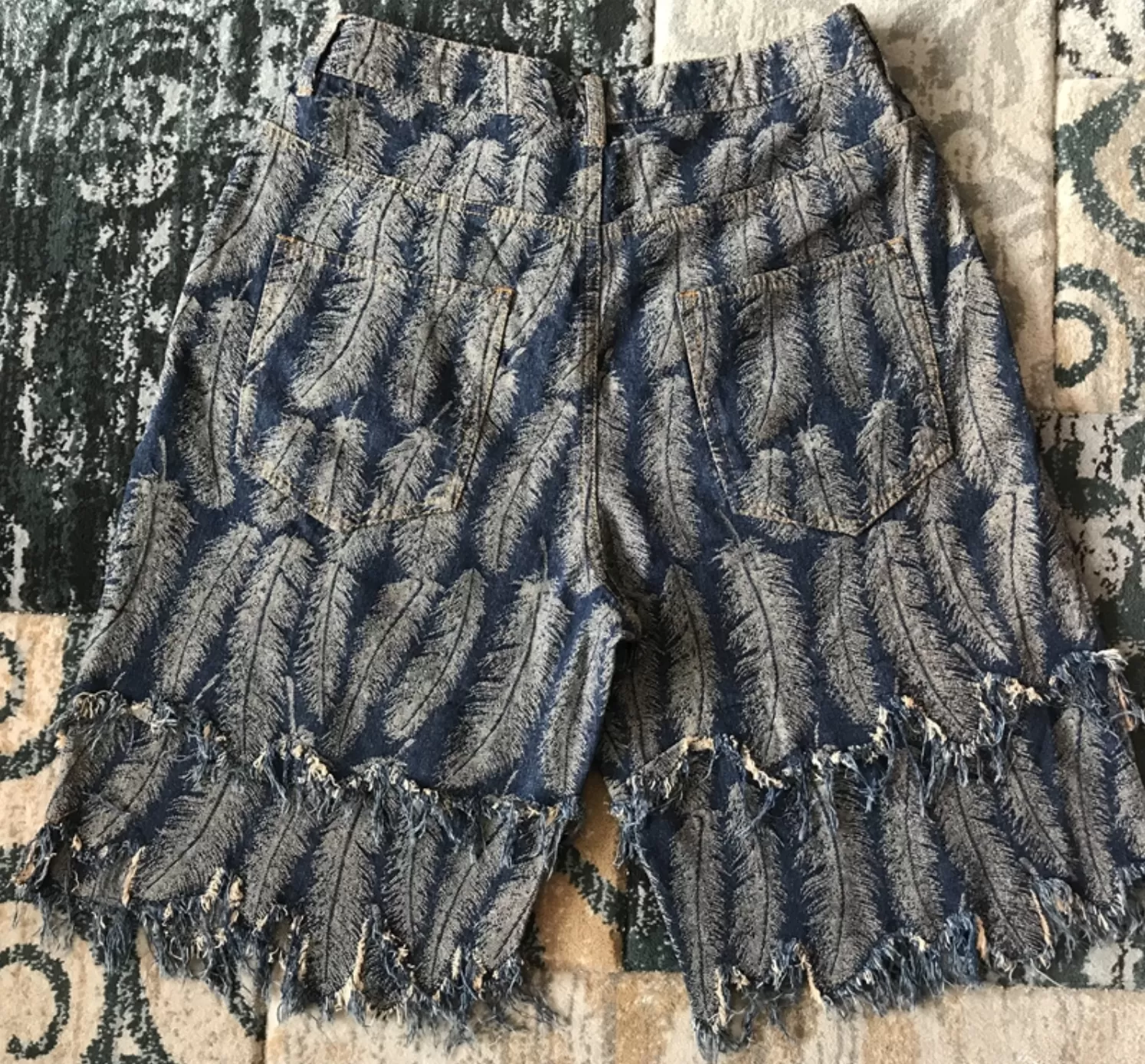 12OZ FEATHER DENIM SHORTS