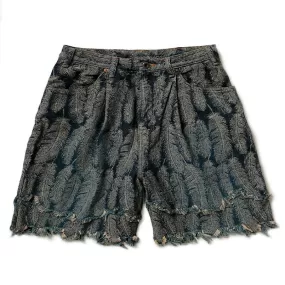 12OZ FEATHER DENIM SHORTS