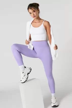 Active High Rise Ribbed Legging