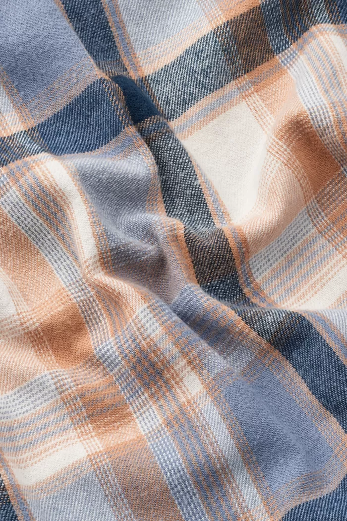 Ari Scarf - Sky captain / asleigh blue / tobacco brown