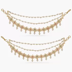 Biana Nakshatra CZ Ear Chain