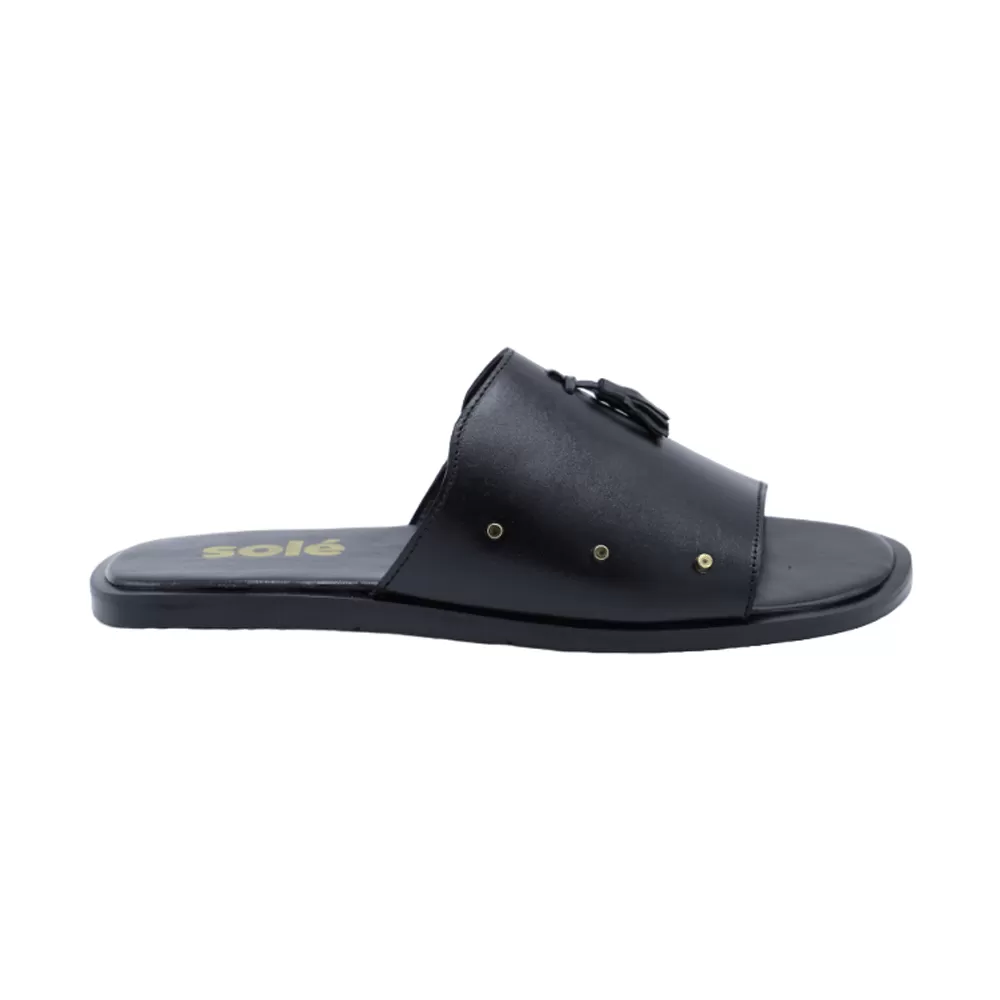 Black Casual Slipper 112065