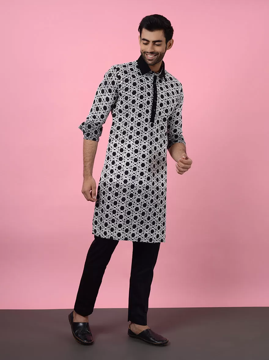 Black Pathani Kurta | TULA