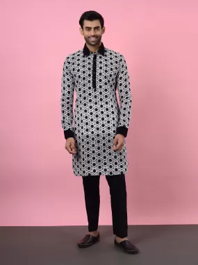 Black Pathani Kurta | TULA