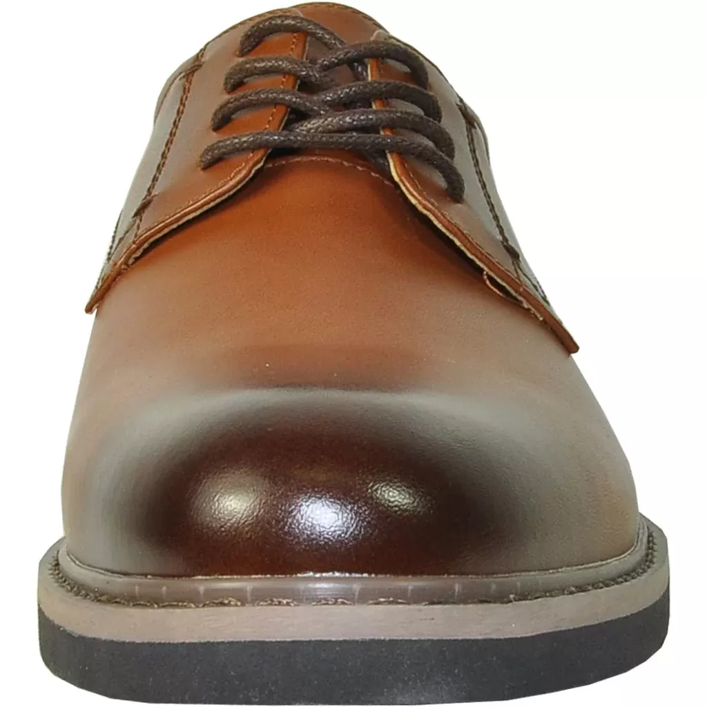 Bravo Brown Round Toe Matte Dress Shoe - Rental