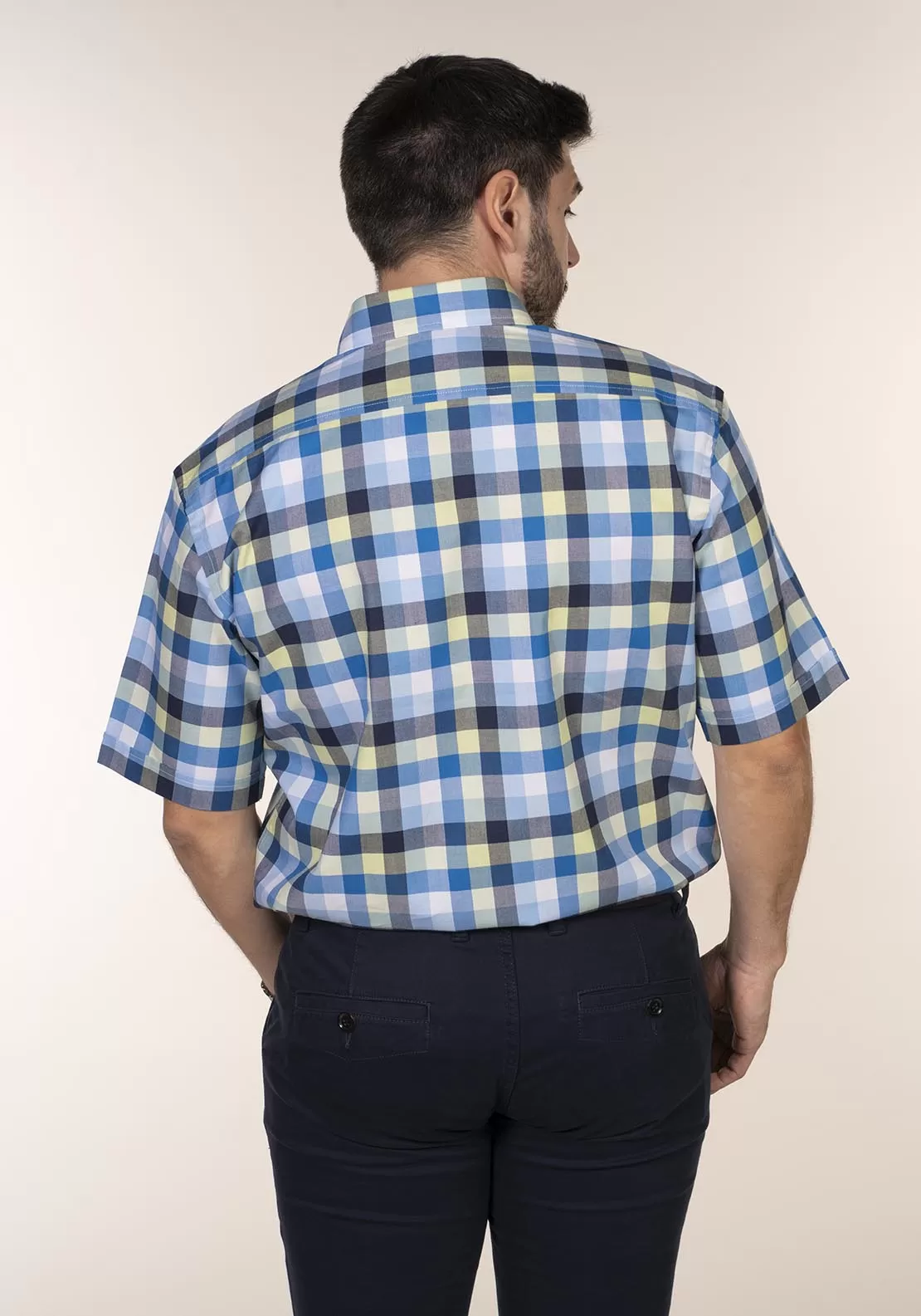 Casual Check Short Sleeve Shirt