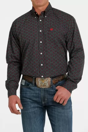 Cinch Men's Long Sleeve Button Down Shirt