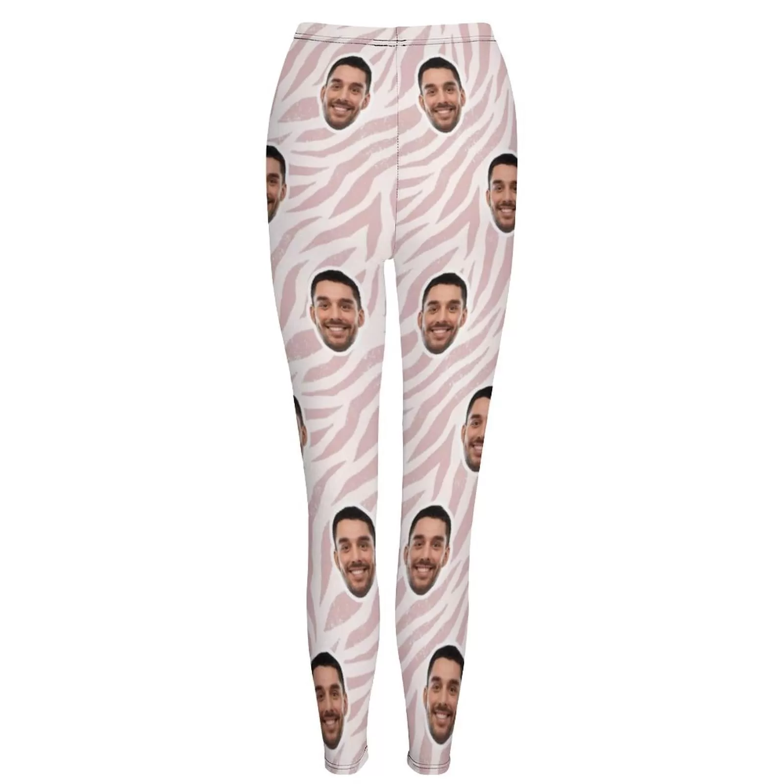 Custom Face Pink Leggings Design Your Own Leggings