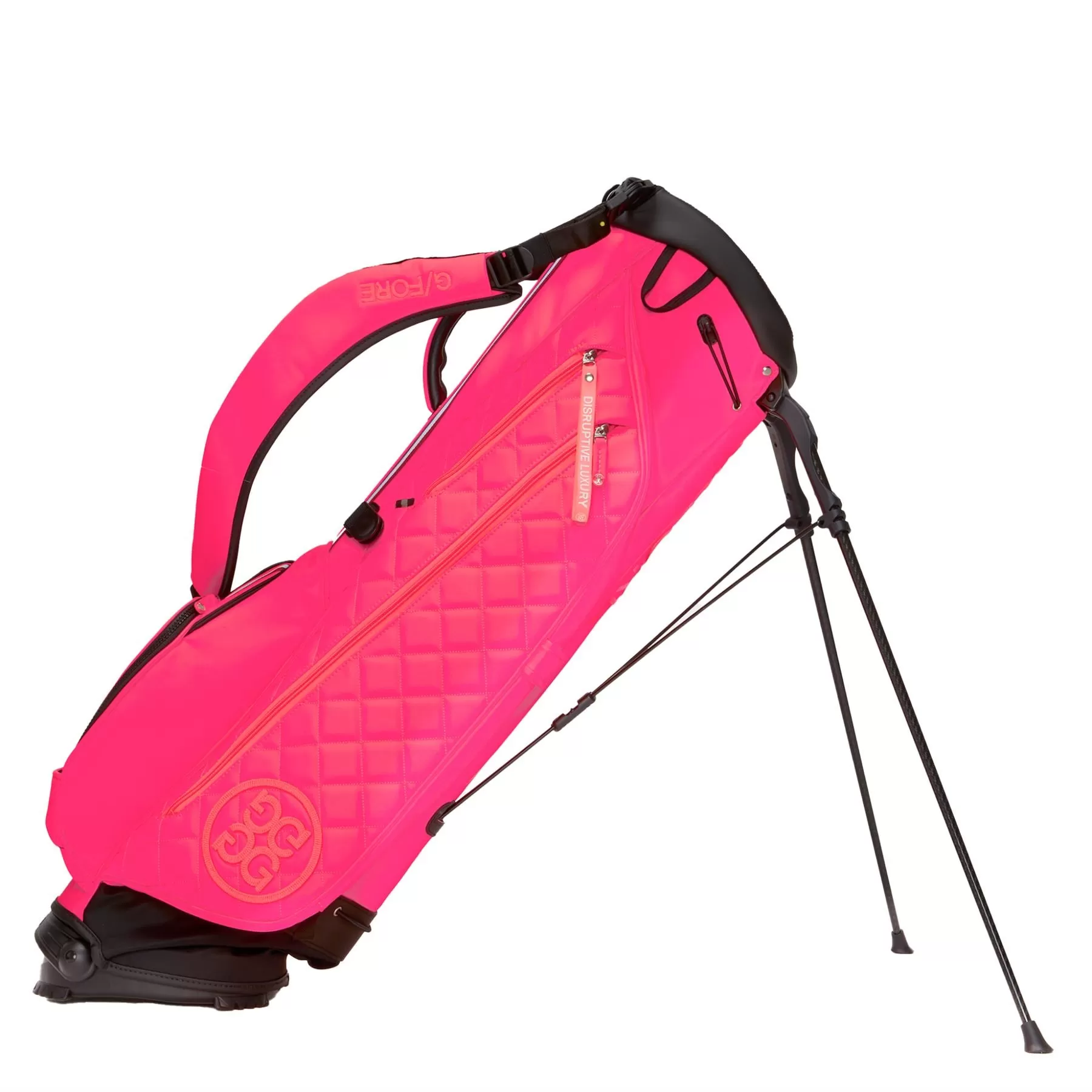 Daytona Plus Four-Way Top Golf Bag Knockout Pink - 2024