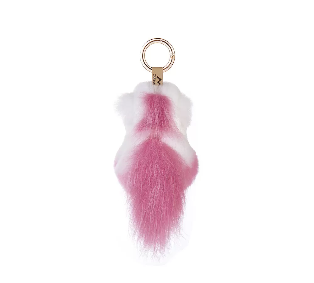 Fluffy Unicorn Keyring