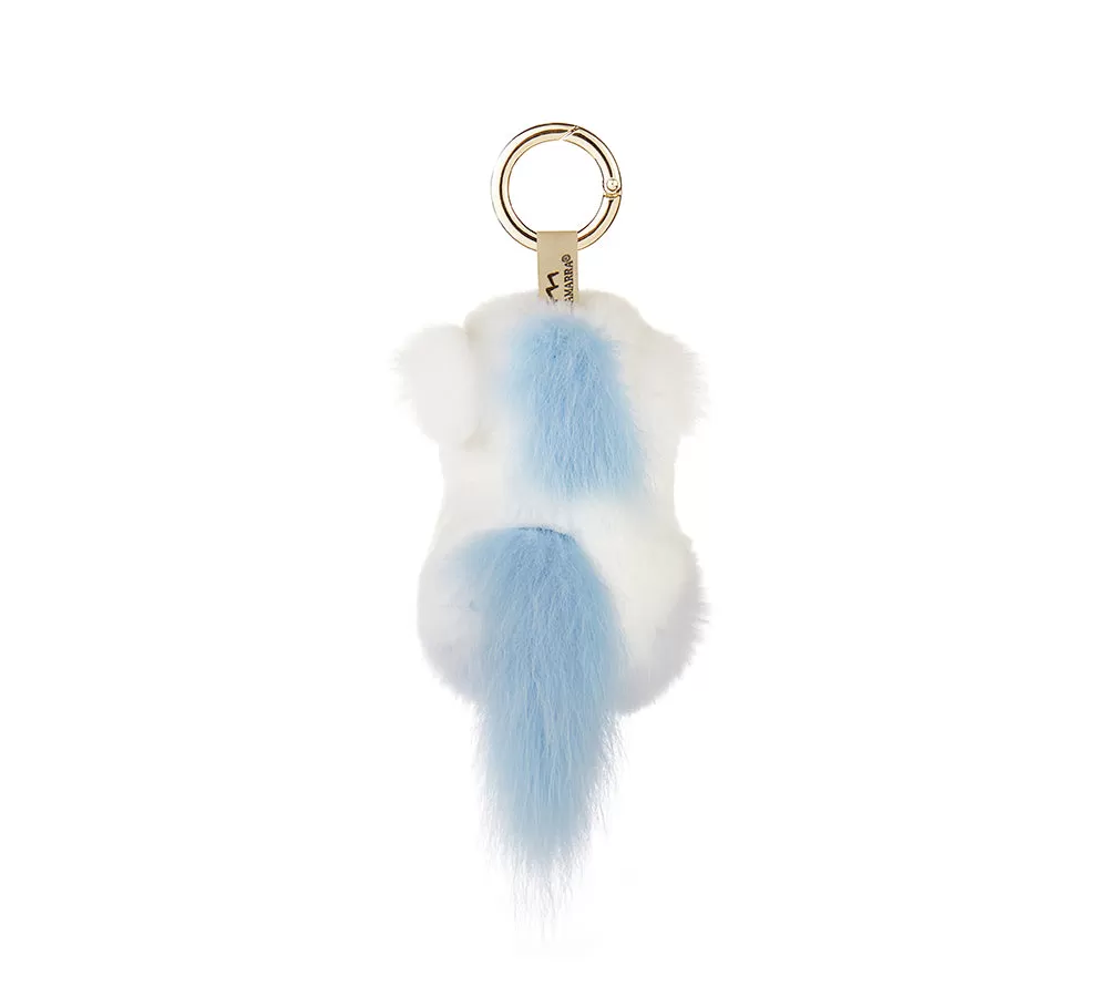 Fluffy Unicorn Keyring