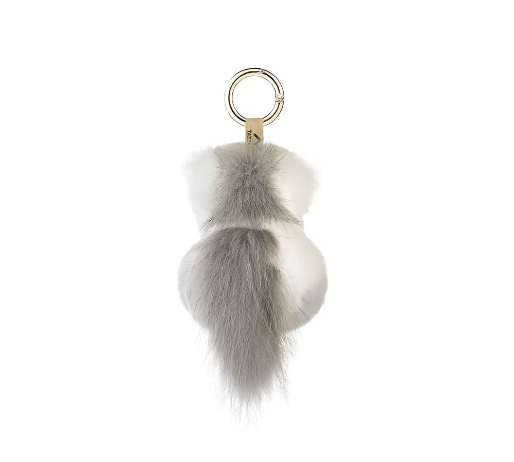 Fluffy Unicorn Keyring