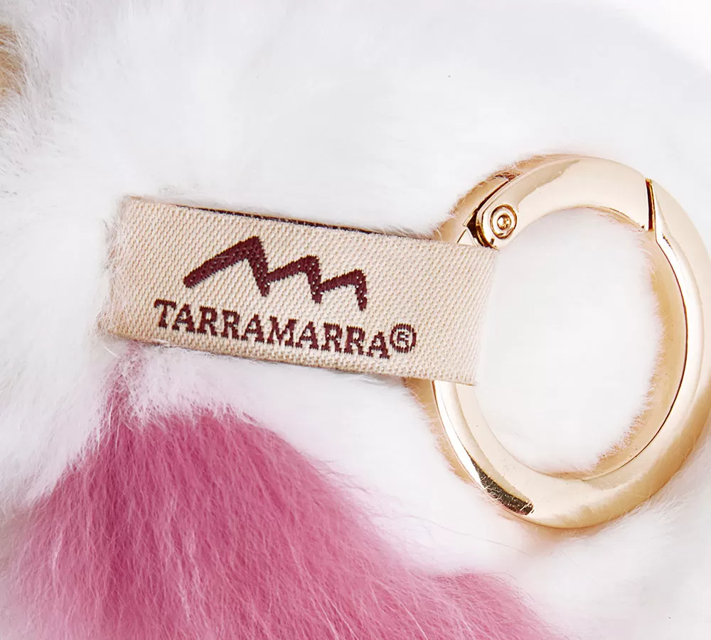 Fluffy Unicorn Keyring