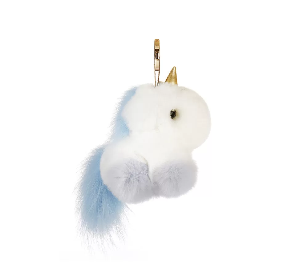 Fluffy Unicorn Keyring