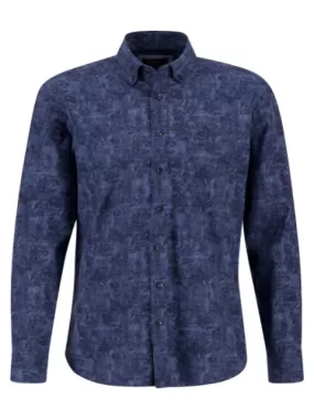 FYNCH HATTON Premium Print Shirt/Night - AW23 SALE