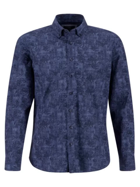 FYNCH HATTON Premium Print Shirt/Night - AW23 SALE