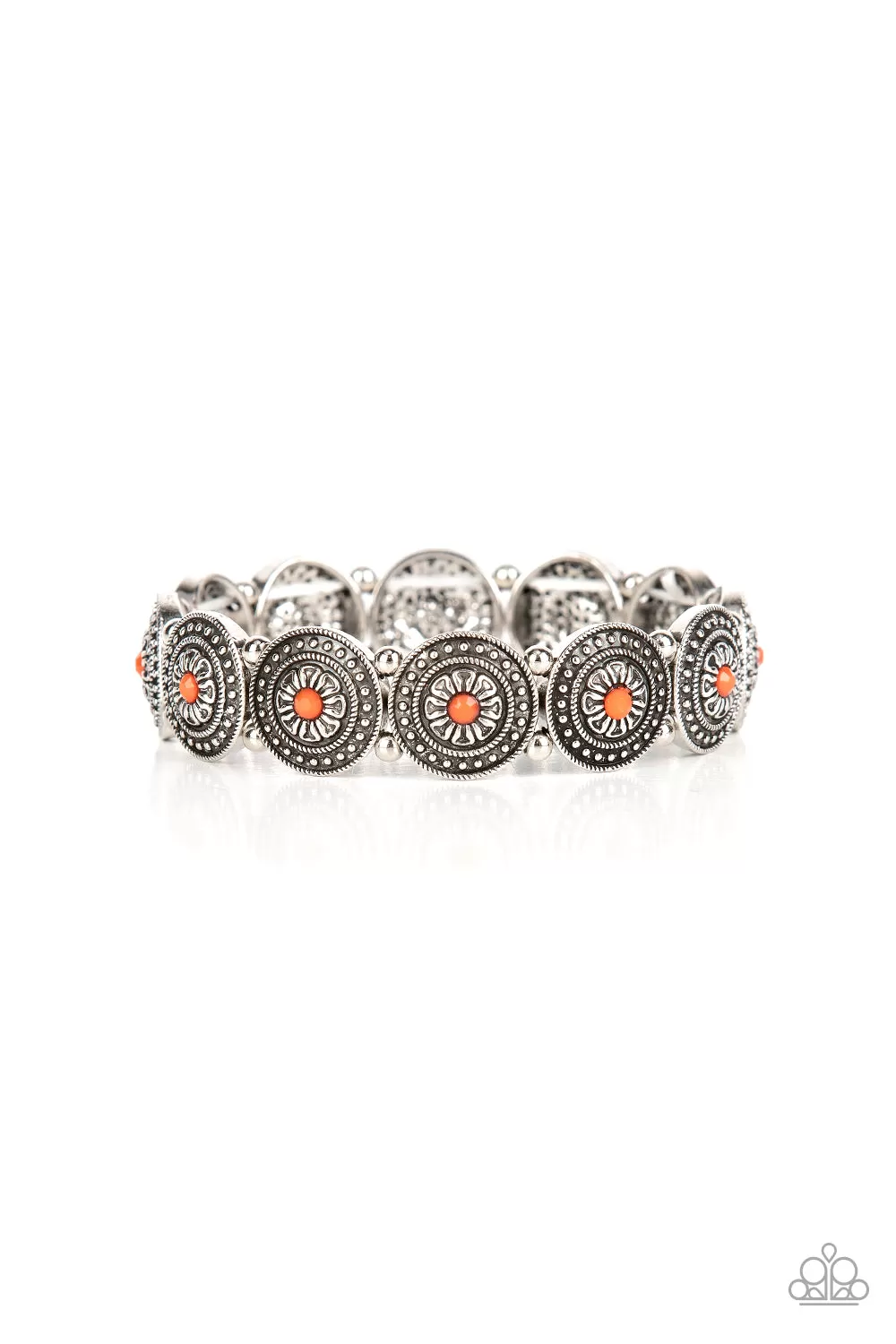 Granada Garden Party - Orange Bracelet