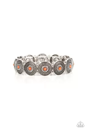 Granada Garden Party - Orange Bracelet