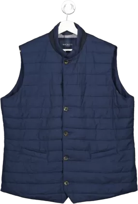 Hackett Navy Blue Quilted Regency Gilet UK XXL