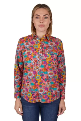 Hard Slog Womens Half Button Susie Shirt