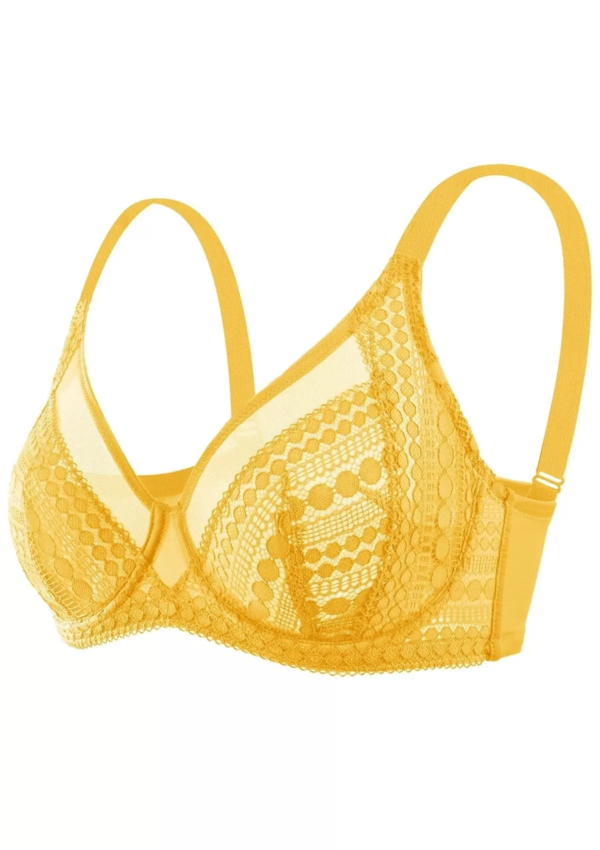 Heroine Polka Dot Sexy Lace Unlined Bra