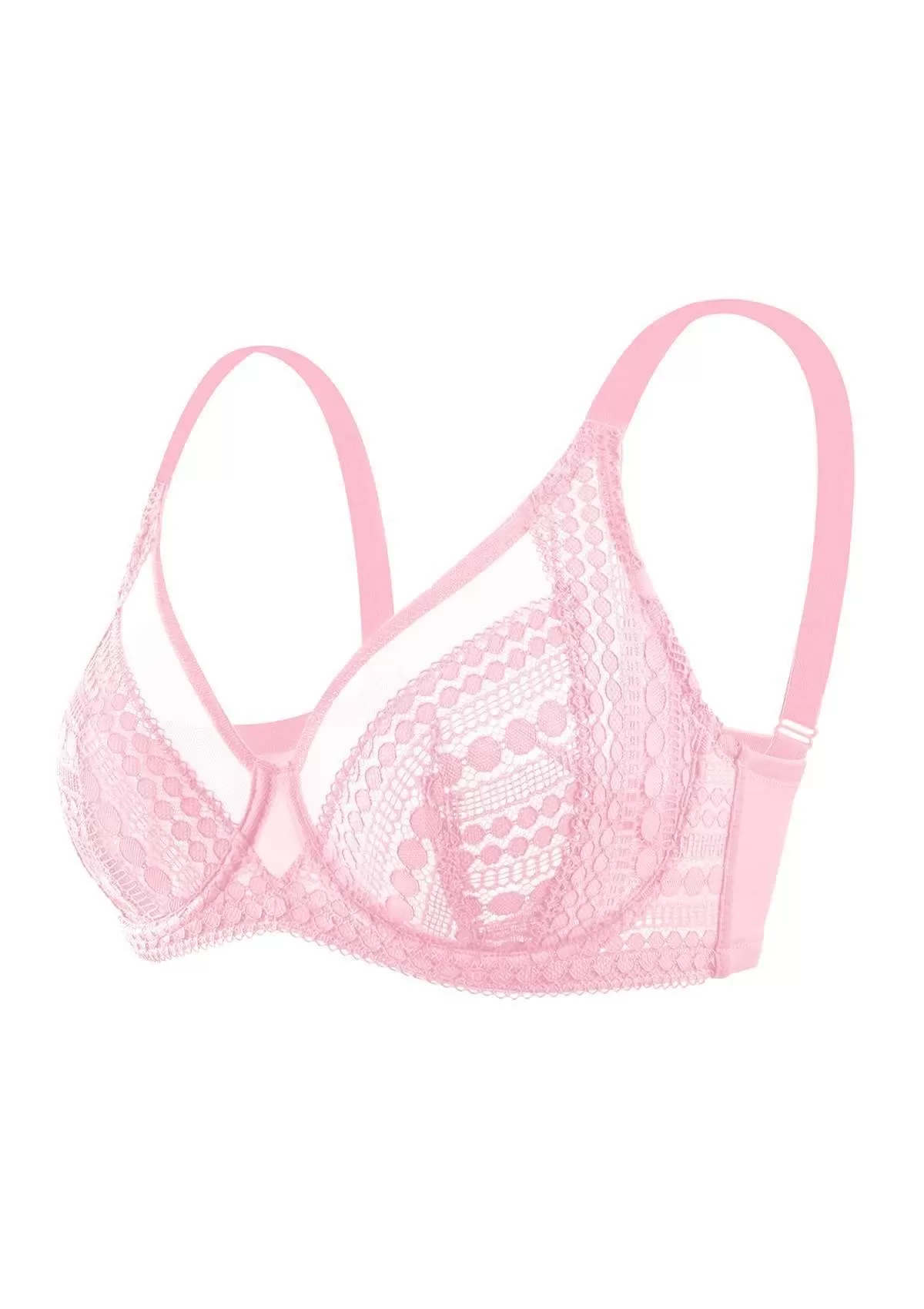 Heroine Polka Dot Sexy Lace Unlined Bra