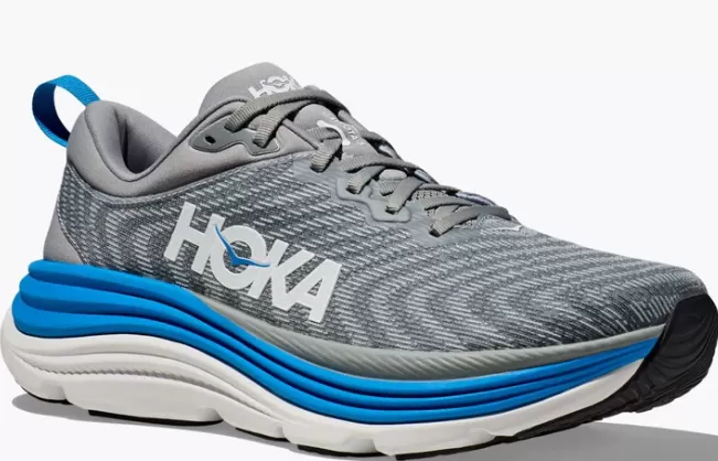 Hoka Gaviota 5 Men's - Limestone/Diva Blue