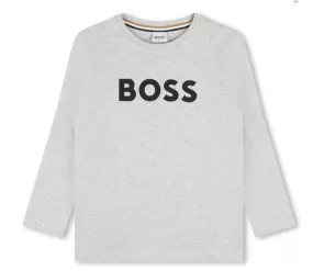 Hugo Boss Boys Grey T-Shirt_J25O67-A32