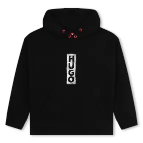 HUGO Boys Black Sweatshirt_G25156-09B