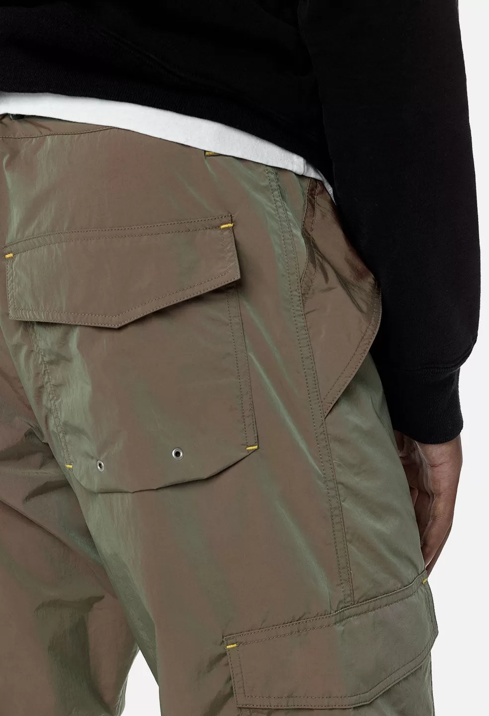 JE X CAT Iridescent Cargo Pant / Olive