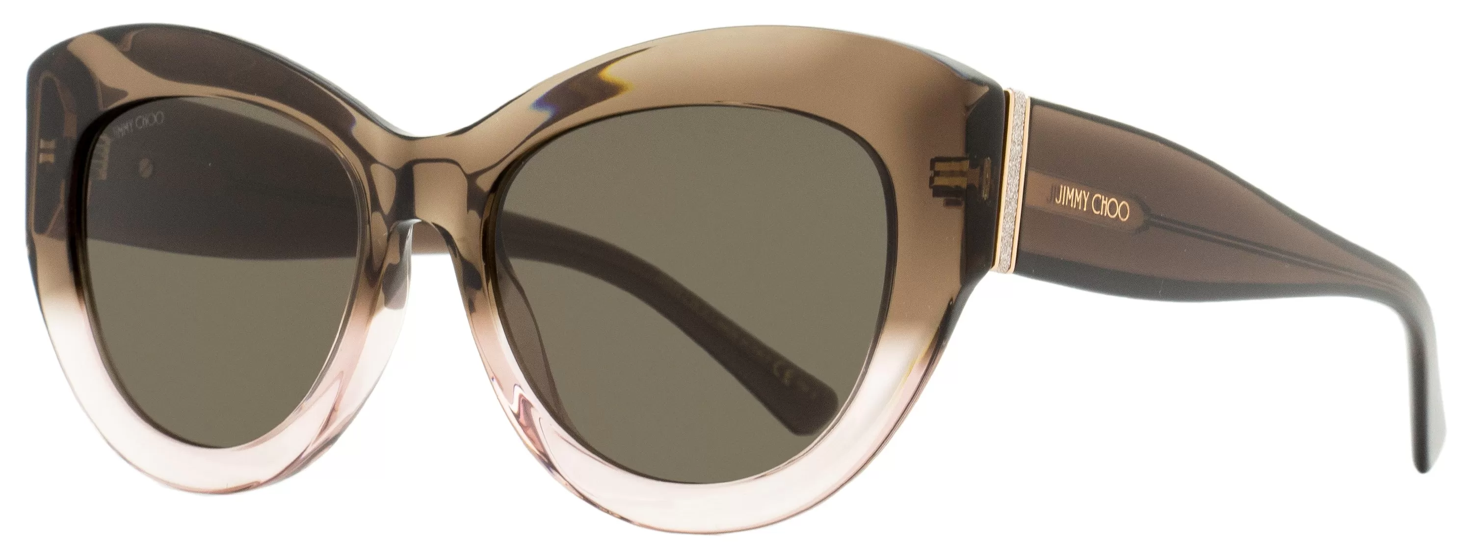 Jimmy Choo Women's Cat Eye Sunglasses Xena 08M70 Brown-Nude 54mm