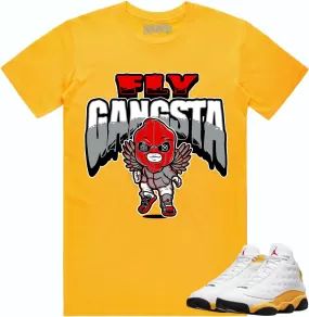 Jordan 13 University Gold 13s Shirt to Match - RED FLY GANGSTA