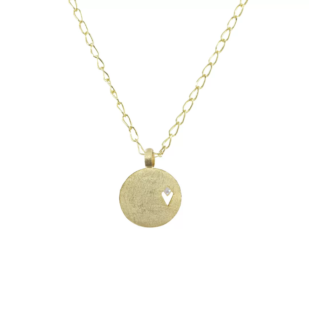 Juju Short Necklace with a Coin