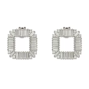 LELE X SJP CRYSTAL BAGUETTE BUCKLE SHOE CLIPS