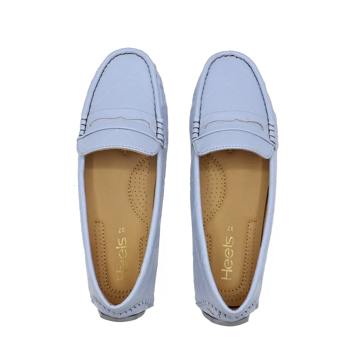 Light Blue Casual Moza 095133