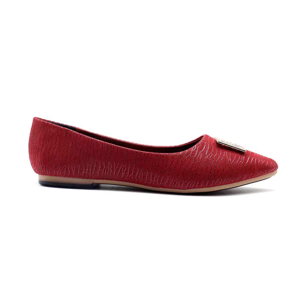 Maroon Casual Pumps 090775