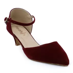 Maroon Formal Sling Back 085394