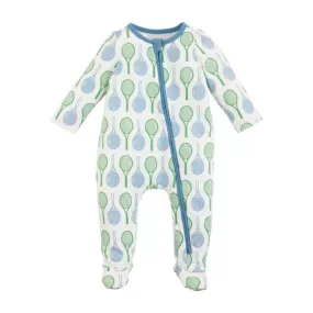 Mud Pie Blue Baby Tennis Sleeper