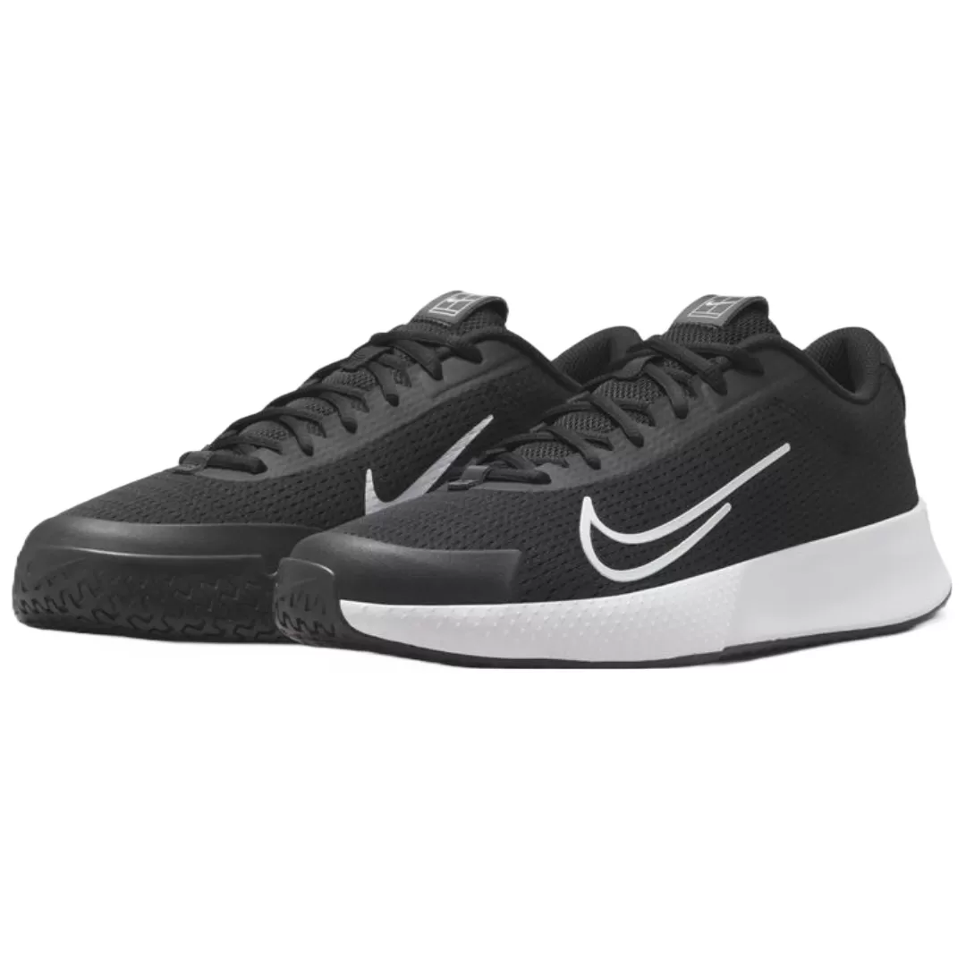 Nike Court Vapor Lite 2 Men's Hard Court Tennis Shoes - Black/White