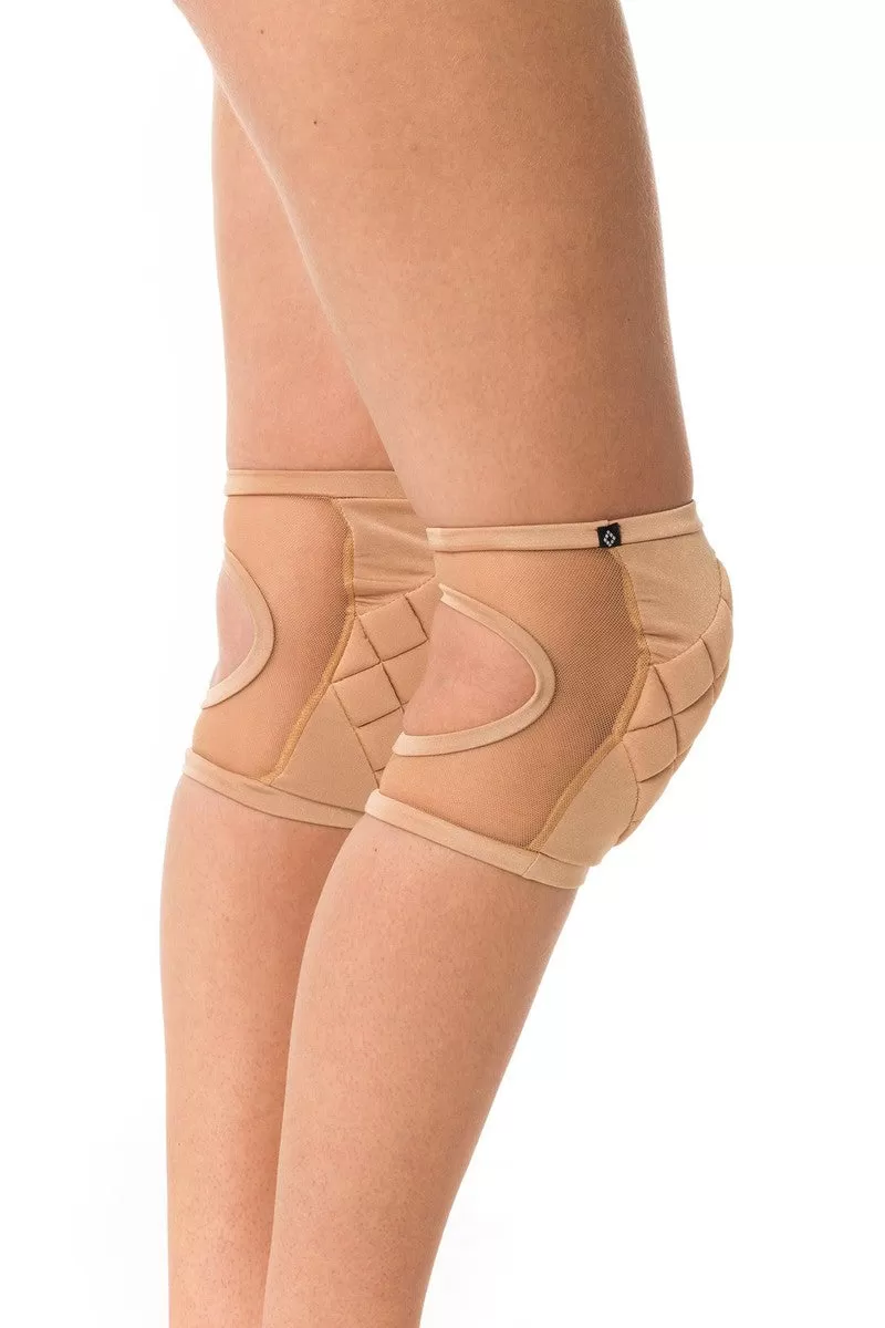 Poledancerka Mesh Kneepads - Nude 01 (with Pocket)