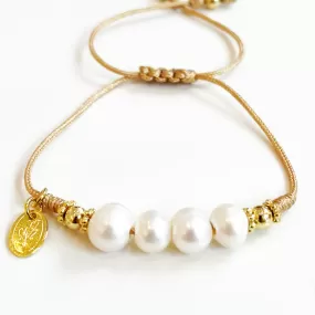 Princess Friendship  Pearl Thread Bracelet