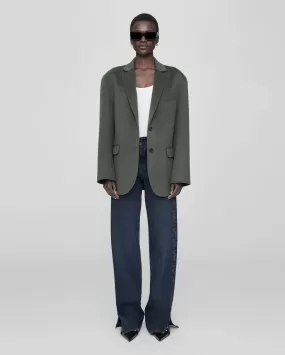 QUINN BLAZER / OLIVE CASHMERE BLEND