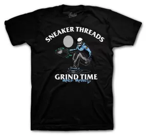 Retro 9 University Blue Shirt - ST Grind Time - Black