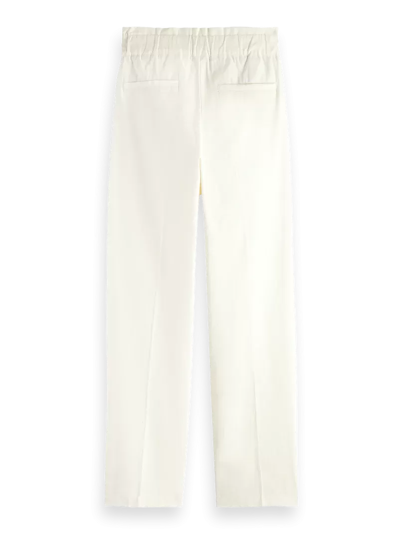 Scotch & Soda Embroidered High Rise Pant