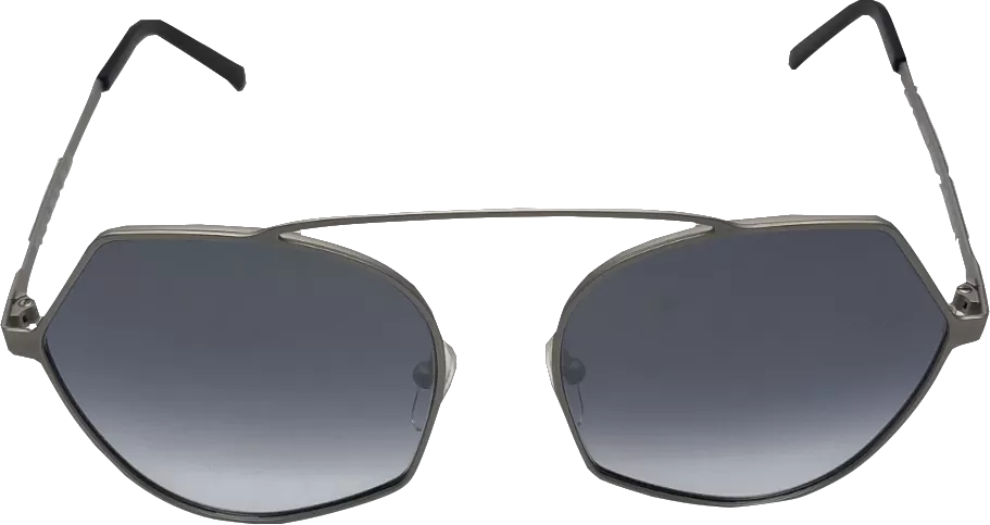 Sienna Alexander Metallic Belgravia Swix Flat Silver Mirror Sunglasses One Size