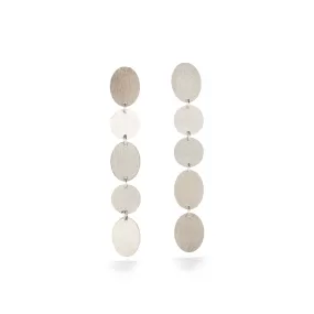 Single Strand Silver Party Earrings