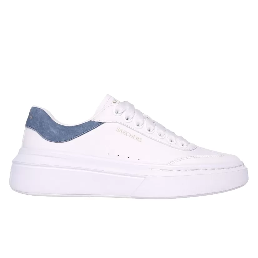 Skechers women's sneakers shoe Cordova Classic Best Behavior 185060/WBL white-blue