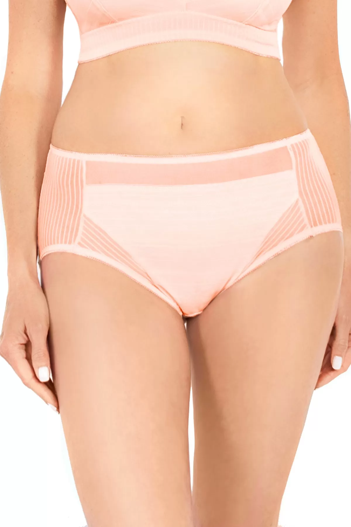 Striped Mesh Detail Brief