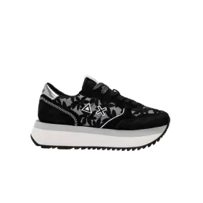 Sun68 Big Lace Z34209 11 black women's sneakers shoe