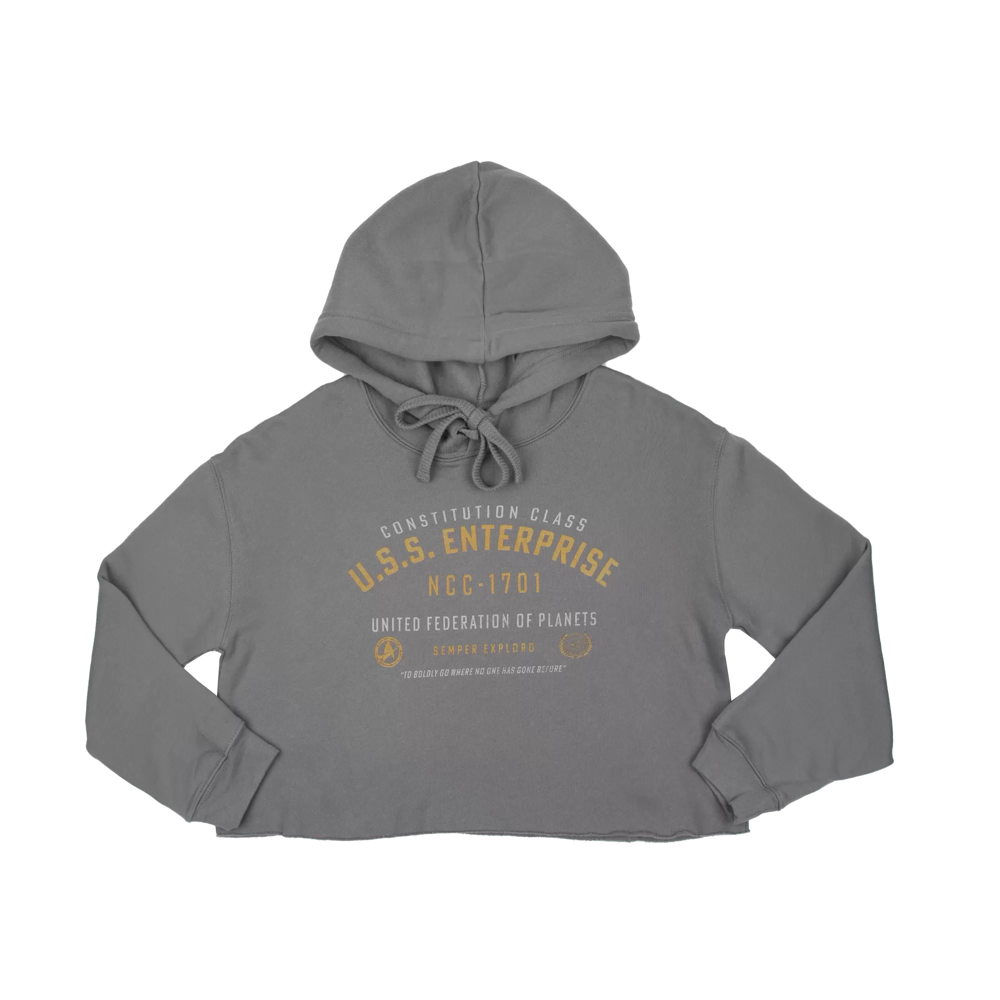 USS Enterprise Cropped hoodie